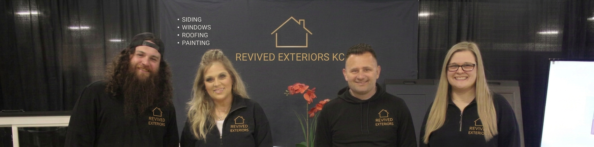 Daniel and his team at a Kansas City home show